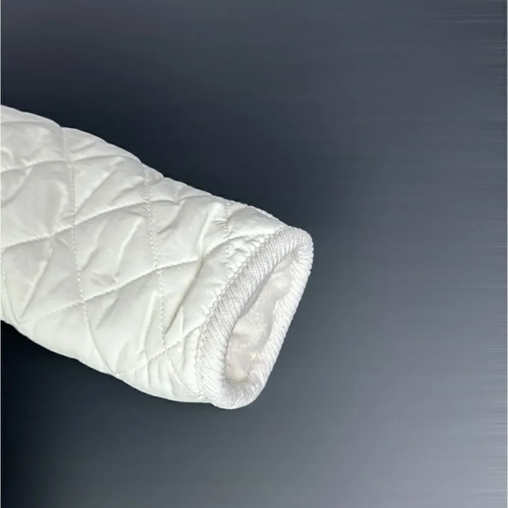 Ralph Lauren Quilted White Baby  Snowsuit Puffer Jumper One-peace Size 6M